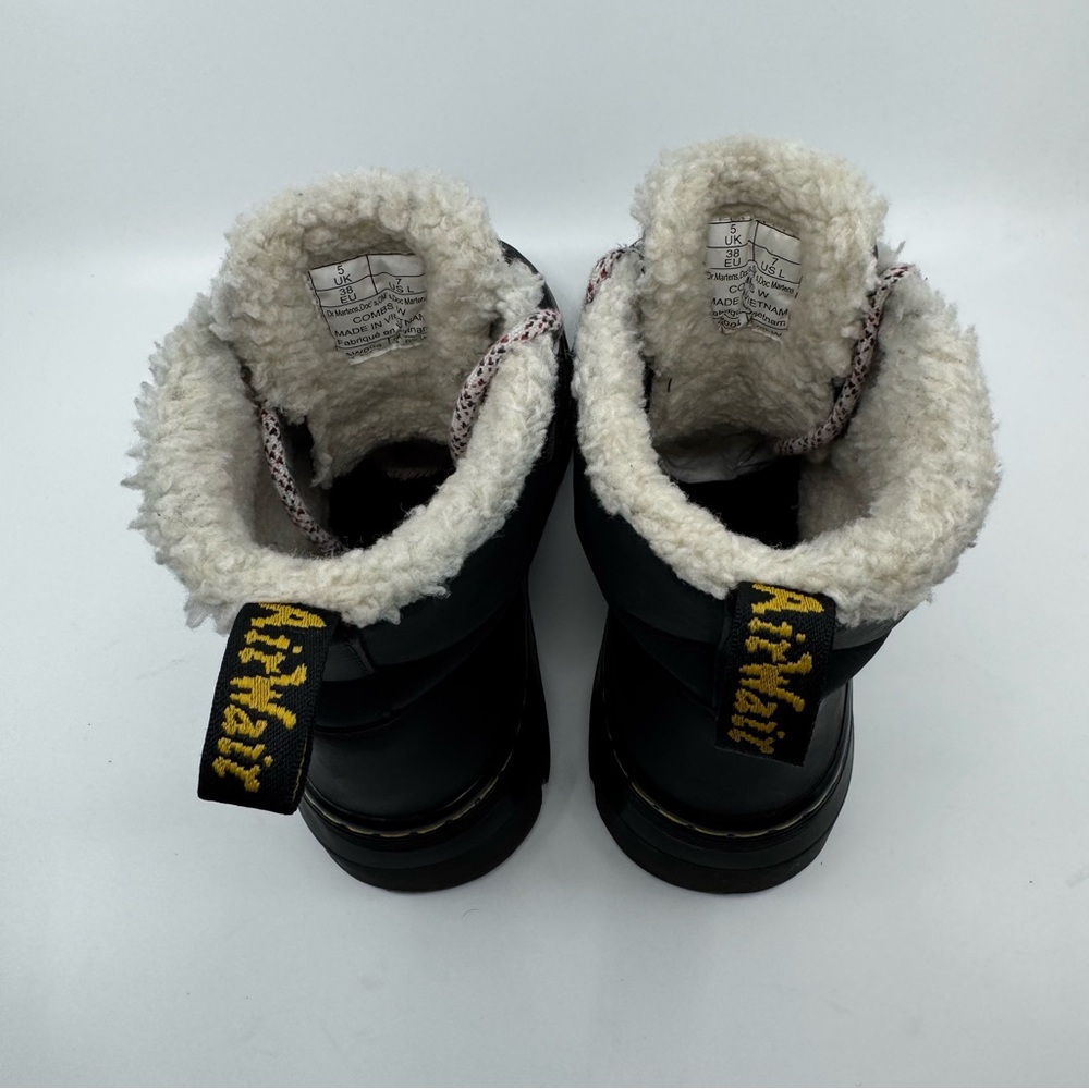 DR MARTEN’S COMBS FAUX SHEARLING LINED CASUAL BOOTS - Picture 10 of 12